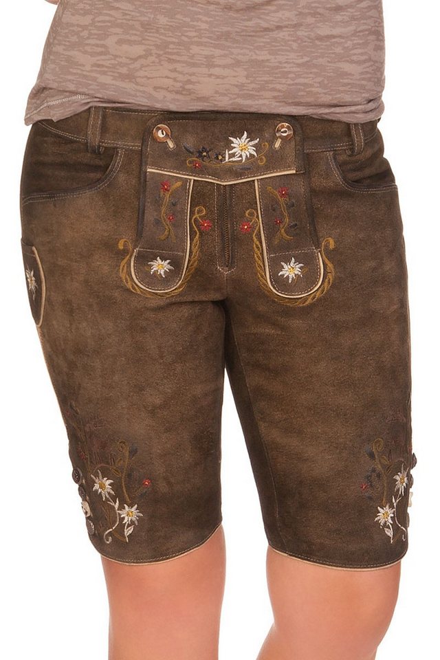 Spieth & Wensky Lederhose Trachtenlederhose Damen - FRIEDA - ton von Spieth & Wensky