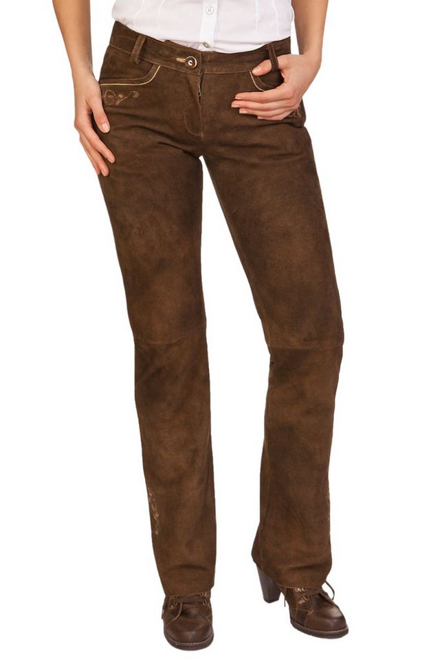 Spieth & Wensky Lederhose Trachtenlederhose Damen - GULJA - murmel Spieth & Wensky Lederhose Trachtenlederhose Damen - GULJA - murmel von Spieth & Wensky
