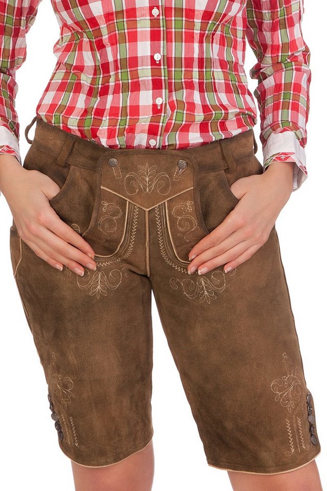 Spieth & Wensky Lederhose Trachtenlederhose Damen - KÖNIGIN - erdnuss Spieth & Wensky Lederhose Trachtenlederhose Damen - KÖNIGIN - erdnuss von Spieth & Wensky