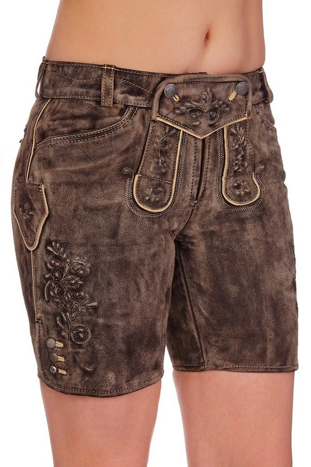 Spieth & Wensky Lederhose Trachtenlederhose Damen - NAFISA - lehm Spieth & Wensky Lederhose Trachtenlederhose Damen - NAFISA - lehm von Spieth & Wensky