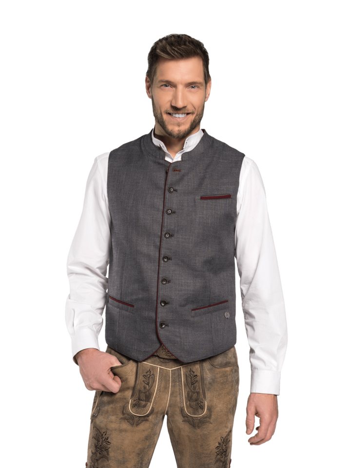 Spieth & Wensky Longweste FC Bayern München, Trachtenweste, Herren, Grau Spieth & Wensky Longweste FC Bayern München, Trachtenweste, Herren, Grau von Spieth & Wensky
