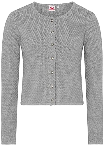 Spieth & Wensky Pupa-Strickjacke D hellgrau L von Spieth & Wensky