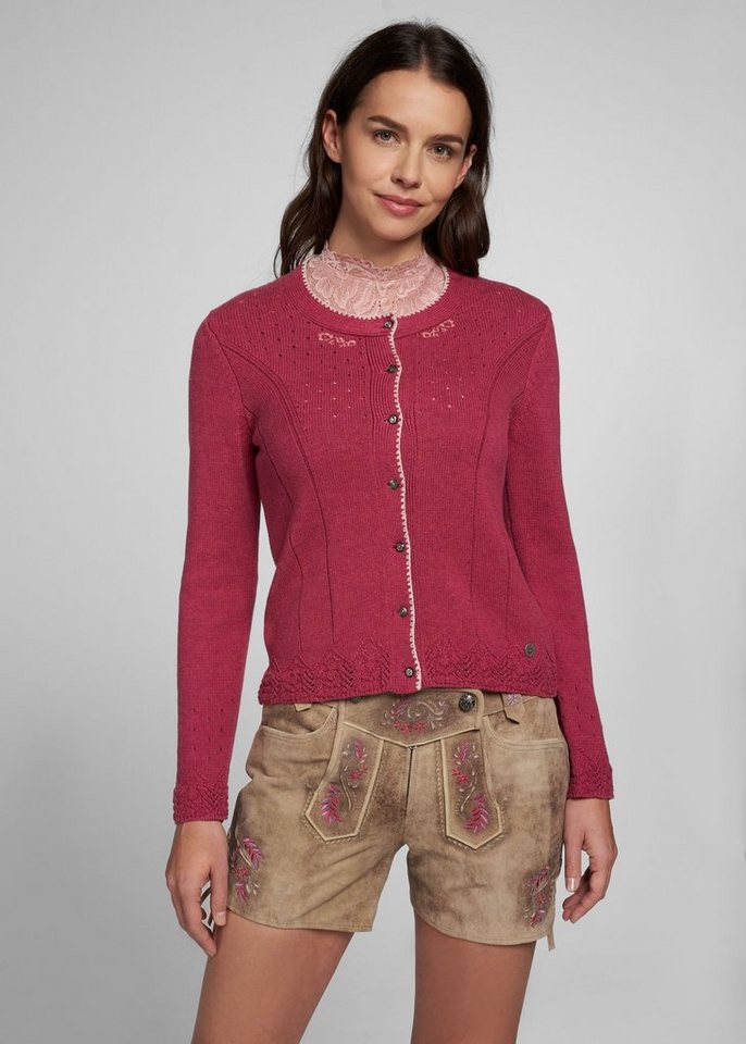 Spieth & Wensky Strickjacke Arianna mit schönen Strickdetails von Spieth & Wensky
