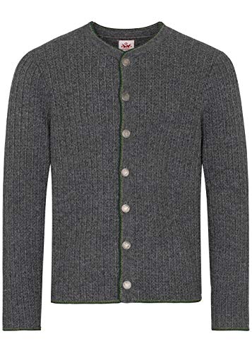 Spieth & Wensky Strickjacke Plauen Mittelgrau L von Spieth & Wensky