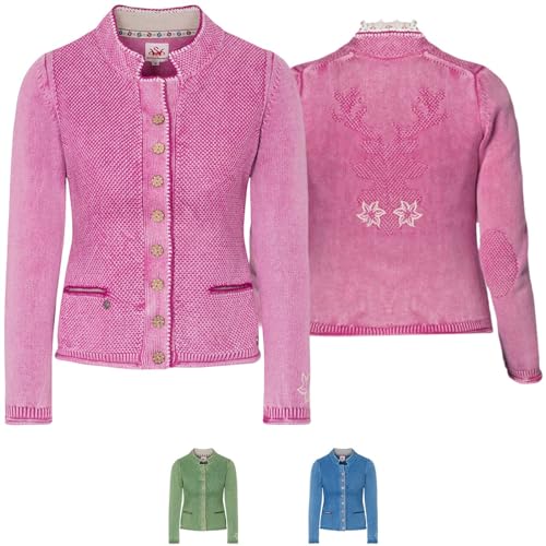 Spieth & Wensky Damen Strickjacke TARANA Beere L von Spieth & Wensky