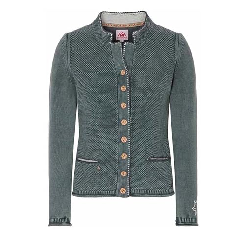 Spieth & Wensky Tarana-Strickjacke D grau S von Spieth & Wensky