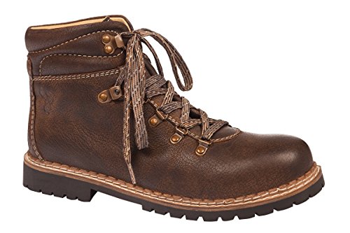 Spieth & Wensky Trachten Herren Landhausstiefel - JARREK - nubuk/gespeckt/rustic, Größe 42 von Spieth & Wensky