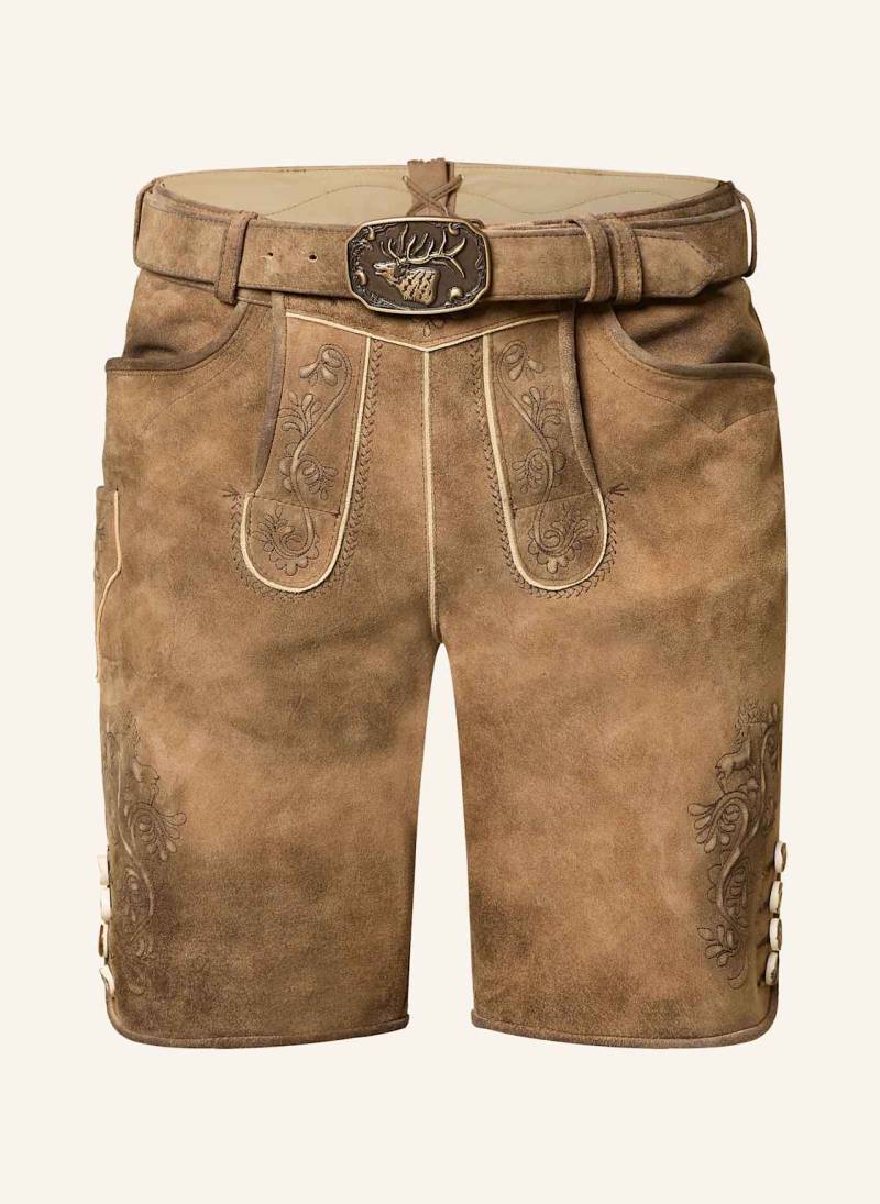 Spieth & Wensky Trachten-Lederhose Everest braun von Spieth & Wensky
