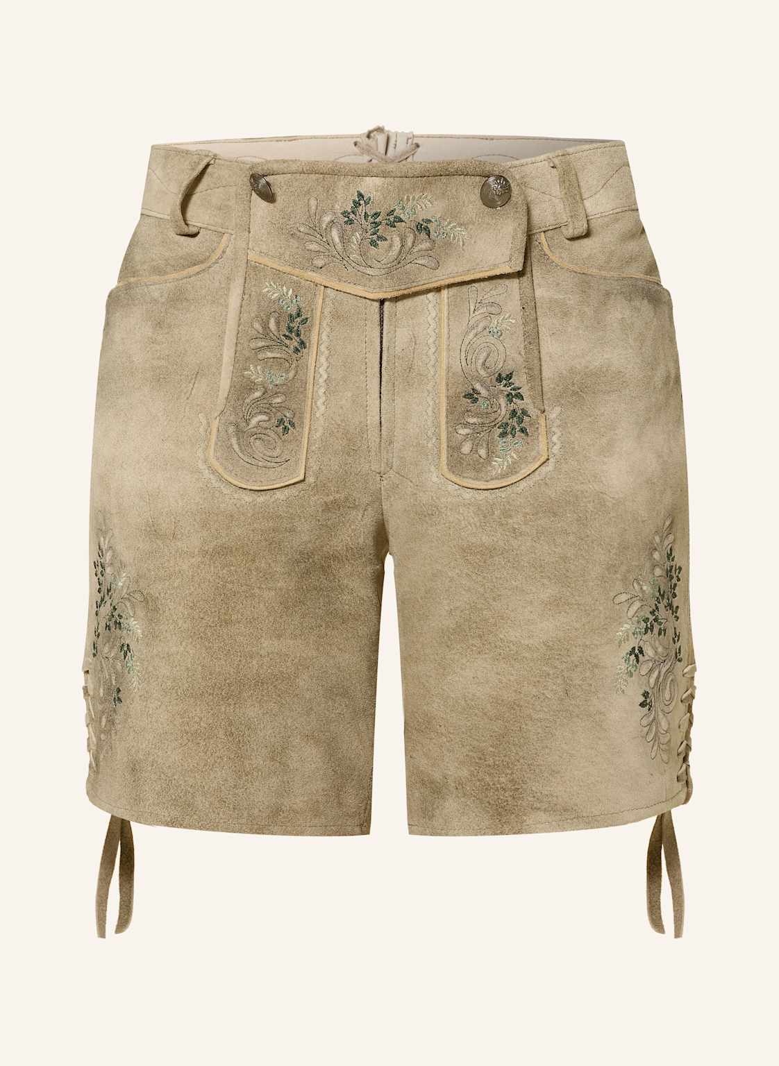 Spieth & Wensky Trachten-Lederhose Flower braun von Spieth & Wensky