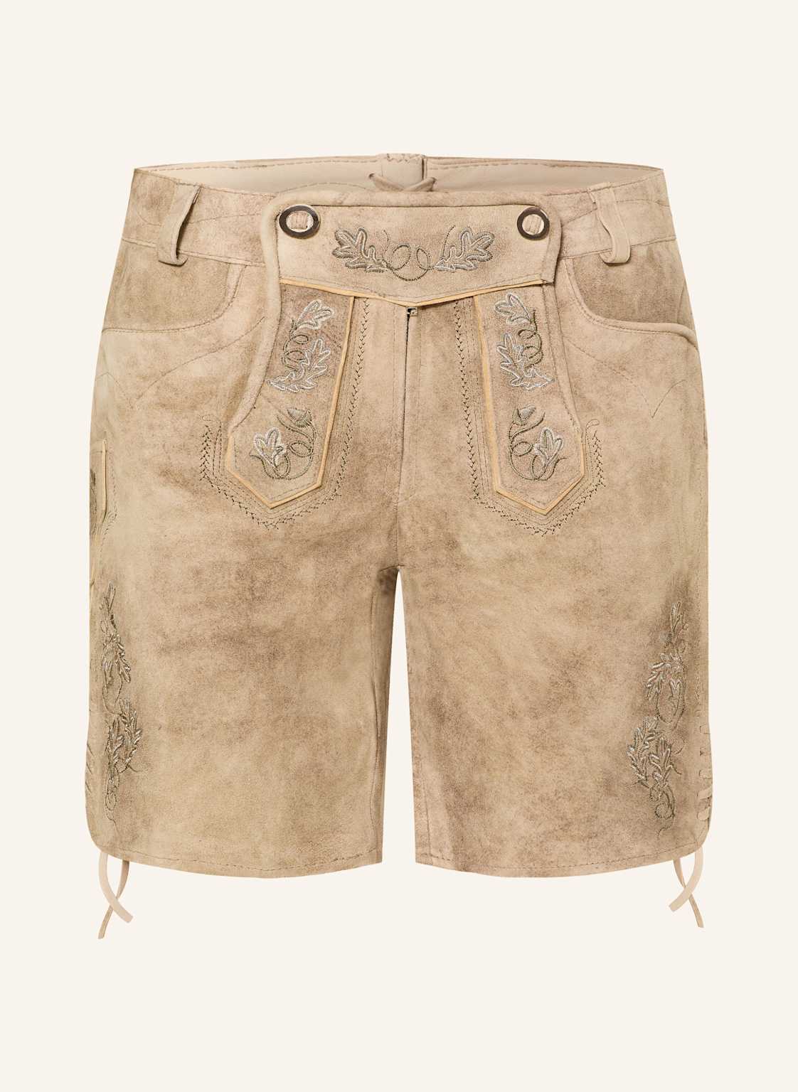 Spieth & Wensky Trachten-Lederhose Gerta beige von Spieth & Wensky