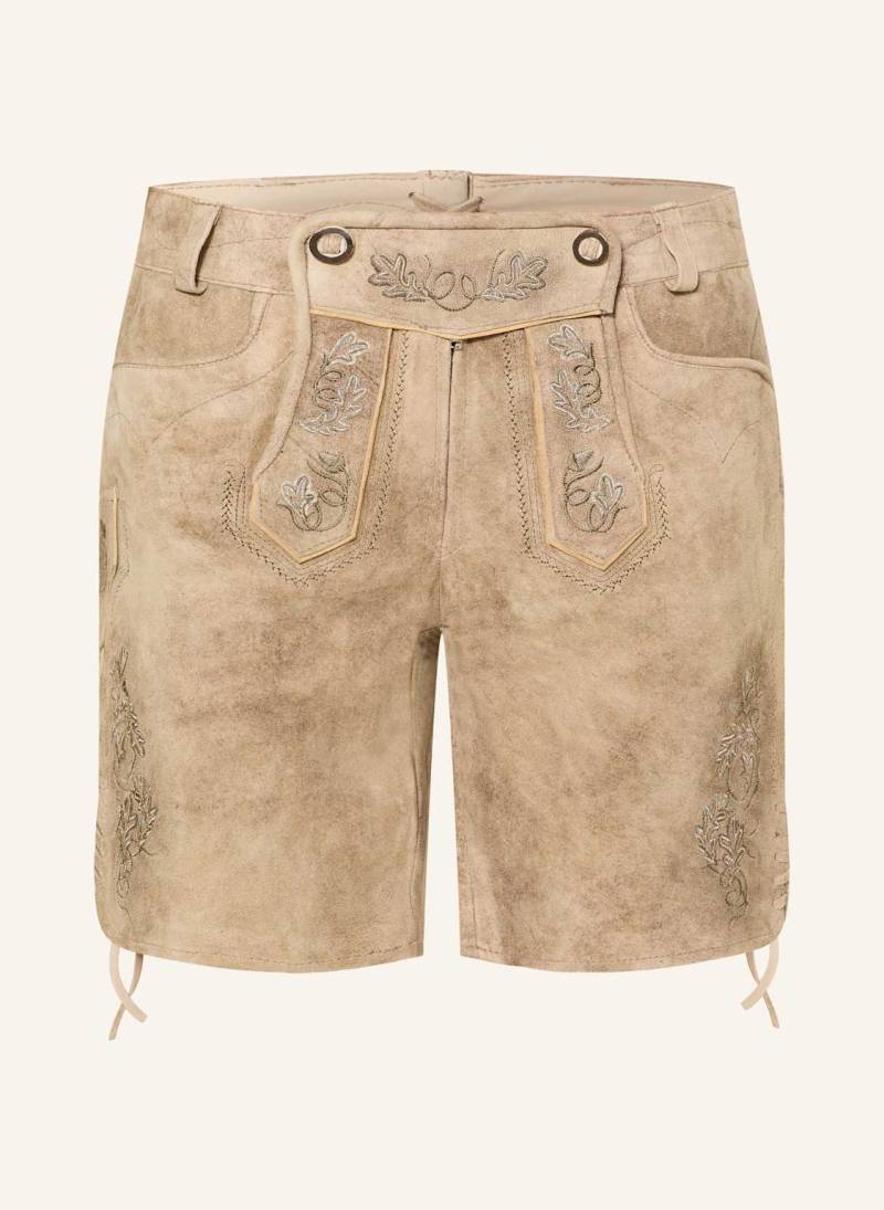Spieth & Wensky Trachten-Lederhose Gerta beige von Spieth & Wensky