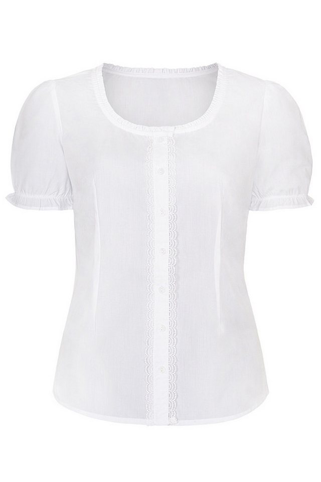 Spieth & Wensky Trachtenbluse Trachtenbluse - DUFTNELKE - weiß von Spieth & Wensky