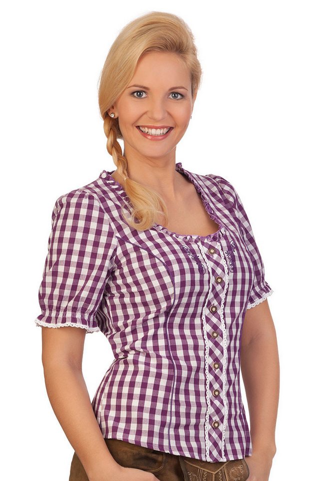 Spieth & Wensky Trachtenbluse Trachtenbluse - WINKA - aubergine, türkis Spieth & Wensky Trachtenbluse Trachtenbluse - WINKA - aubergine, türkis von Spieth & Wensky
