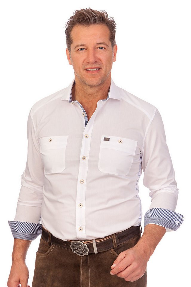 Spieth & Wensky Trachtenhemd Trachtenhemd - DIETHELM - rot, blau von Spieth & Wensky