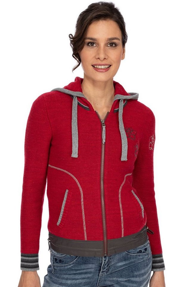 Spieth & Wensky Trachtenjacke Strickjacke TINETTE rot von Spieth & Wensky