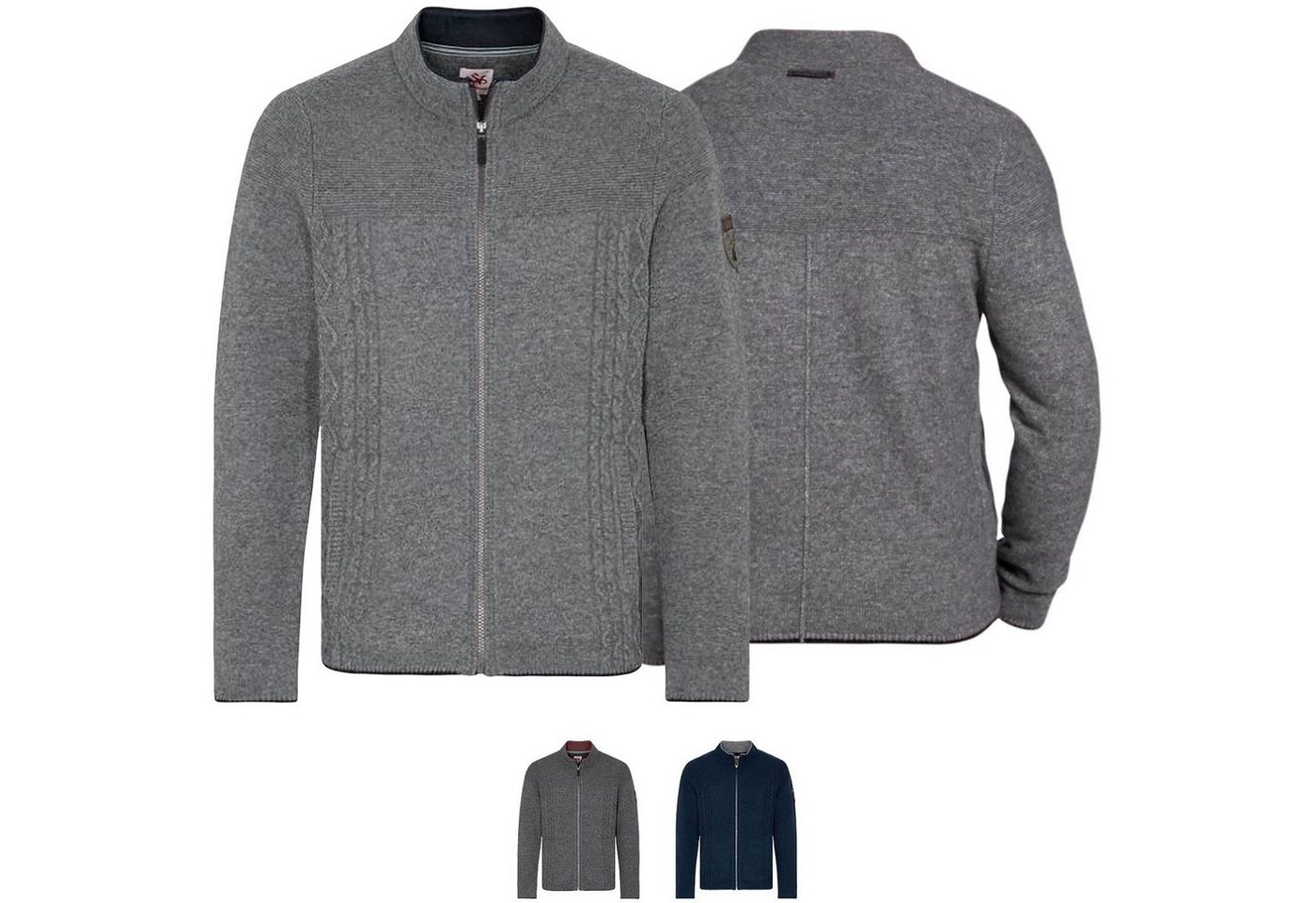 Spieth & Wensky Trachtenjanker 360220-H Rogan ROGAN Herren Trachten Wolljanker Strickjacke Trachten Jacke von Spieth & Wensky