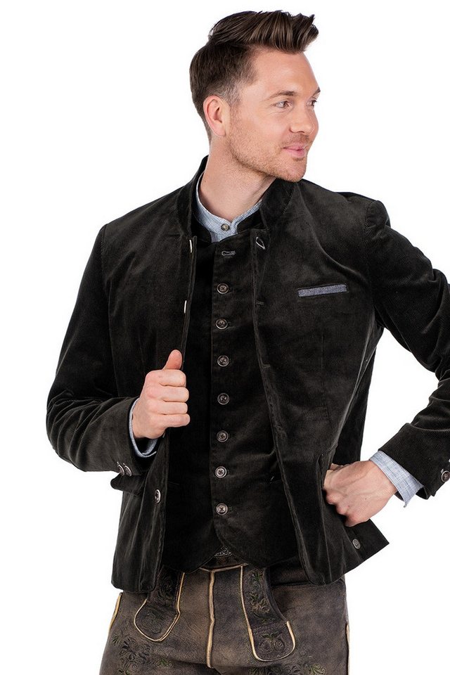 Spieth & Wensky Trachtenjanker Cordjanker - EKIM - oliv von Spieth & Wensky