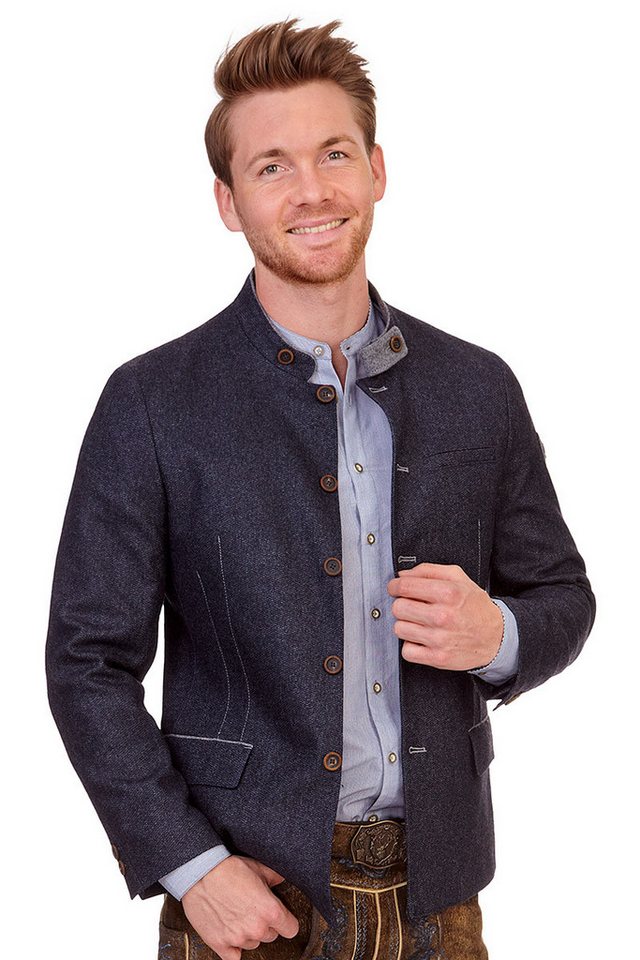 Spieth & Wensky Trachtenjanker Janker - NEUBRUNN - blau von Spieth & Wensky