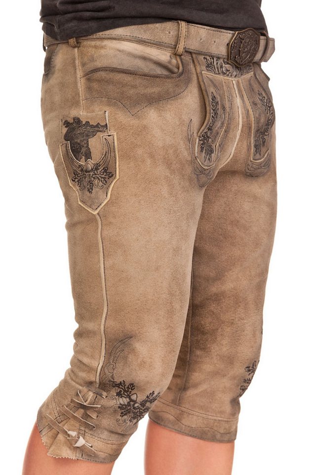 Spieth & Wensky Trachtenlederhose Kniebundlederhose - EDMAR - whisky von Spieth & Wensky