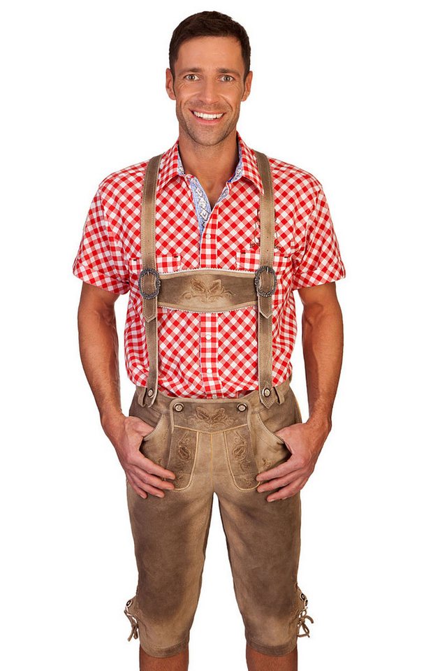 Spieth & Wensky Trachtenlederhose Kniebundlederhose - MAXIMILIAN - lärche von Spieth & Wensky