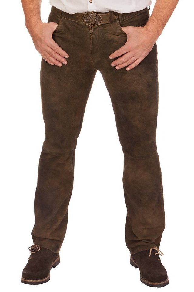 Spieth & Wensky Trachtenlederhose Lederhose lang - KRISTIAN - piment von Spieth & Wensky