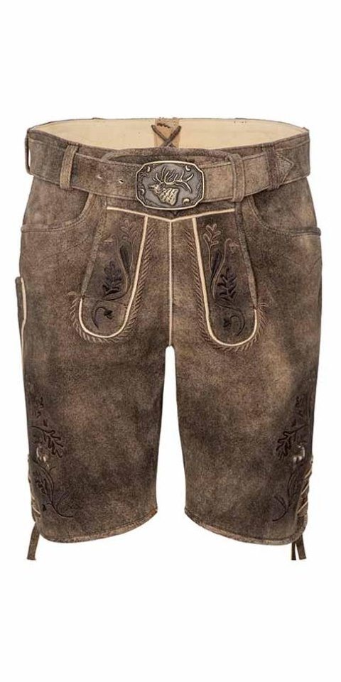 Spieth & Wensky Trachtenlederhose Winston-Lederhose H/Hi-Gü von Spieth & Wensky