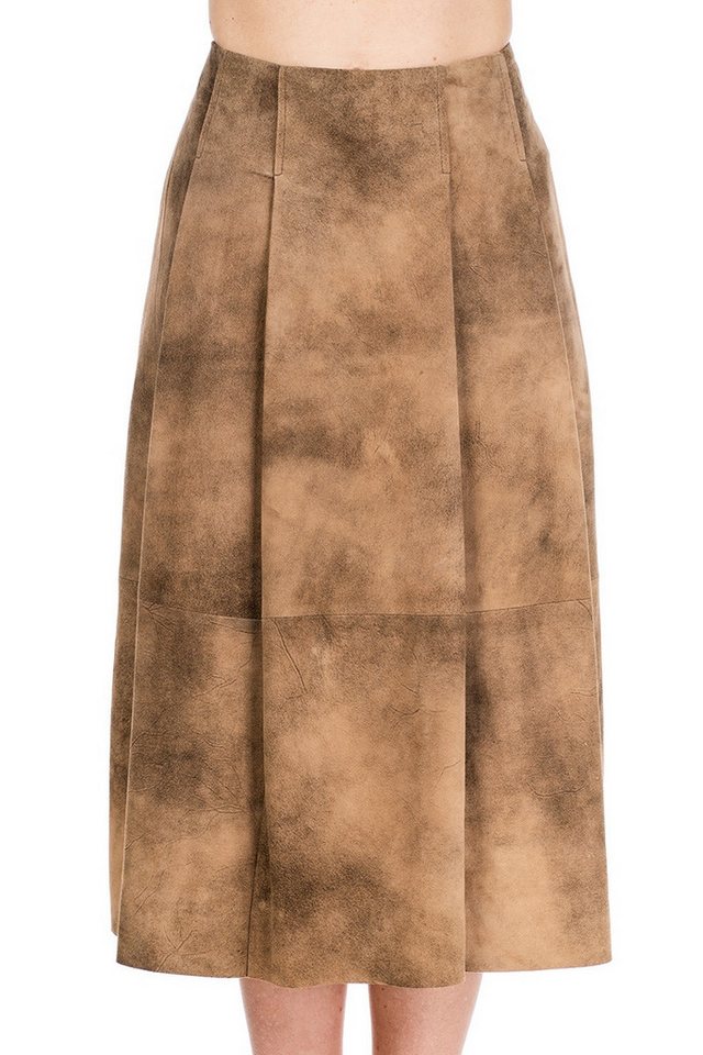 Spieth & Wensky Trachtenrock Trachten Lederrock - GWENDOLIN - sandstein von Spieth & Wensky