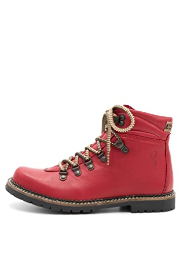 Spieth & Wensky Trachtenschuhe Damen Trachtenstiefel Tanja 298-D Ziegenleder Rot, 40 von Spieth & Wensky