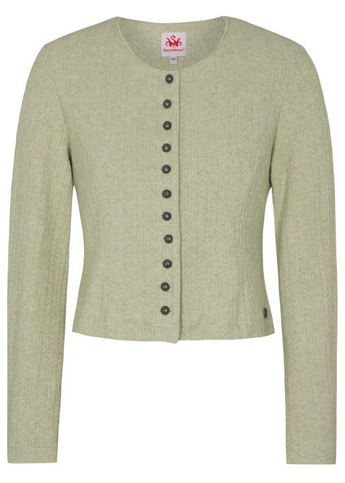 Spieth & Wensky Trachtenstrickjacke Dietzing-Strickjacke -0 Dietzing Damen Strickjacke Janker Trachten jacke von Spieth & Wensky