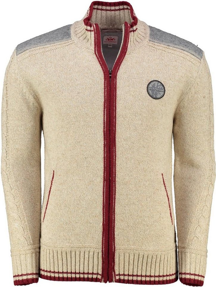 Spieth & Wensky Trachtenstrickjacke SPIETH & WENSKY Strickjacke Betzbach beige von Spieth & Wensky