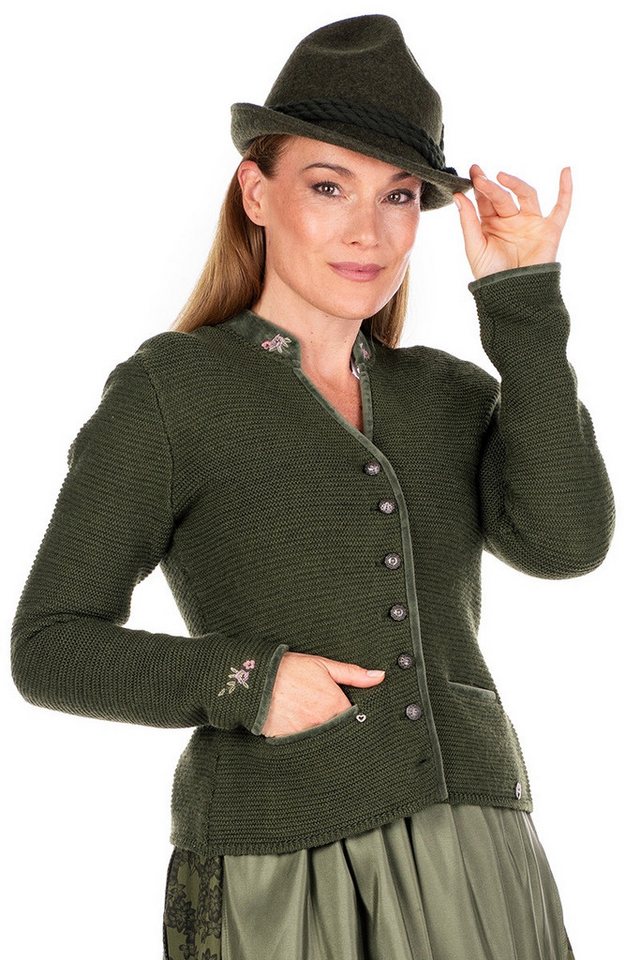 Spieth & Wensky Trachtenstrickjacke Trachten Strickjacke - MALTA - moos Spieth & Wensky Trachtenstrickjacke Trachten Strickjacke - MALTA - moos von Spieth & Wensky