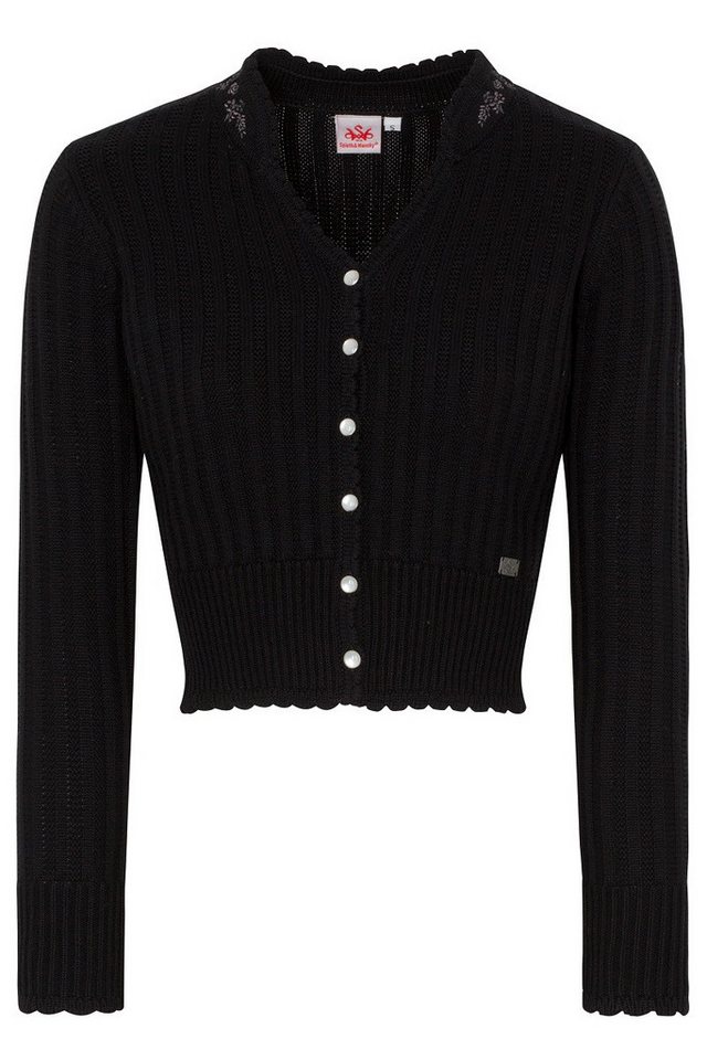 Spieth & Wensky Trachtenstrickjacke Trachten Strickjacke - PFIFF - schwarz, oliv Spieth & Wensky Trachtenstrickjacke Trachten Strickjacke - PFIFF - schwarz, oliv von Spieth & Wensky