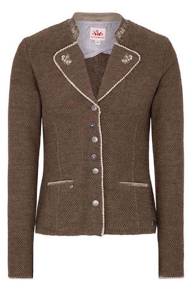 Spieth & Wensky Trachtenstrickjacke Trachten Strickjacke - SÜSSKLEE - mittelgrau, nuss Spieth & Wensky Trachtenstrickjacke Trachten Strickjacke - SÜSSKLEE - mittelgrau, nuss von Spieth & Wensky