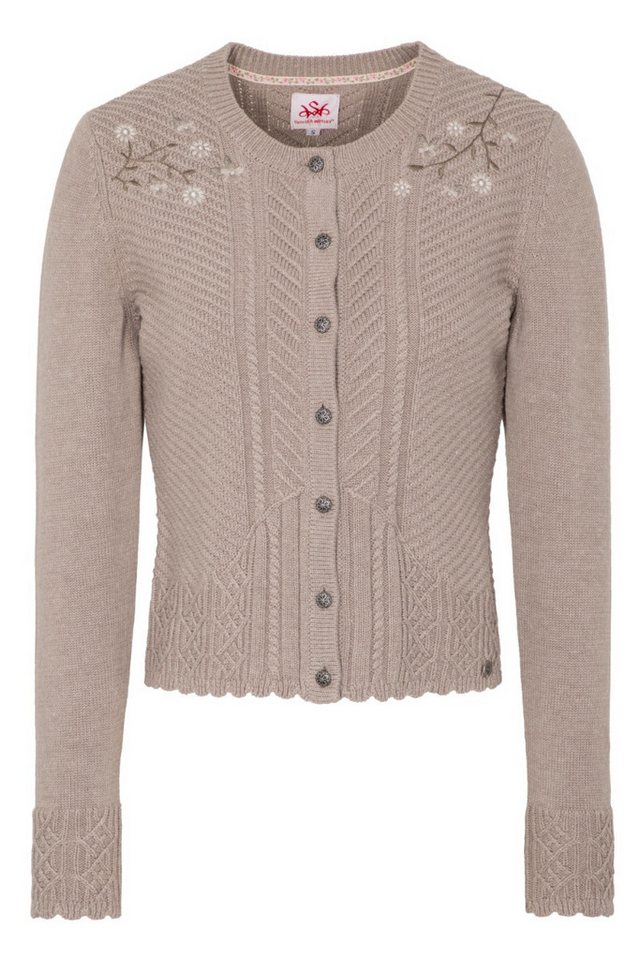 Spieth & Wensky Trachtenstrickjacke Trachten Strickjacke - WEDA - flaschengrün, helltaupe Spieth & Wensky Trachtenstrickjacke Trachten Strickjacke - WEDA - flaschengrün, helltaupe von Spieth & Wensky