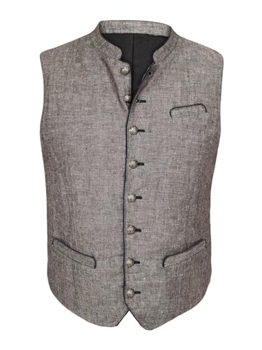 Spieth & Wensky Herren Weste PINTO taupe, 58 von Spieth & Wensky