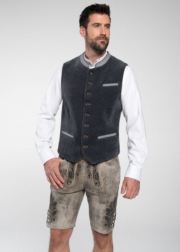 Spieth & Wensky Trachtenweste Trachtenweste "Fritz" Abgestimmte Knopfauswahl von Spieth & Wensky