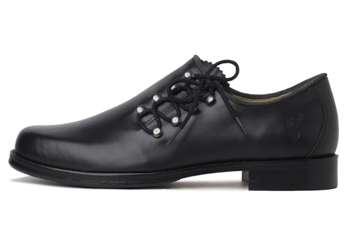 Spieth & Wensky Traditioneller Schuh Haferlschuh mit Ledersohle Farbe Esche (Grau), Größe 45 von Spieth & Wensky