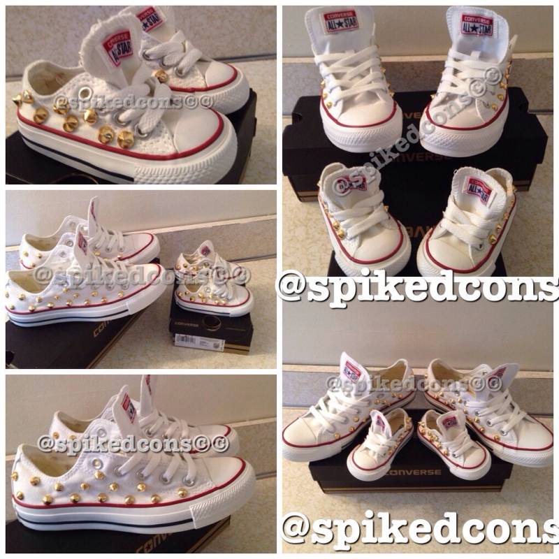 Mommy & Me Oder Daddy & Passende Sneakers Custom Chucks von SpikedCons