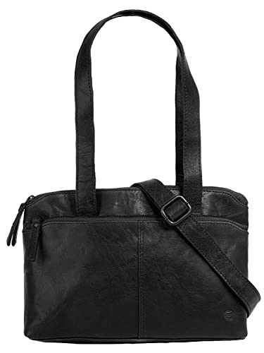 Spikes & Sparrow Bronco Schultertasche schwarz von Spikes & Sparrow