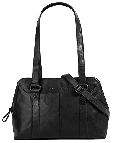 Spikes & Sparrow Bronco Schultertasche schwarz von Spikes & Sparrow