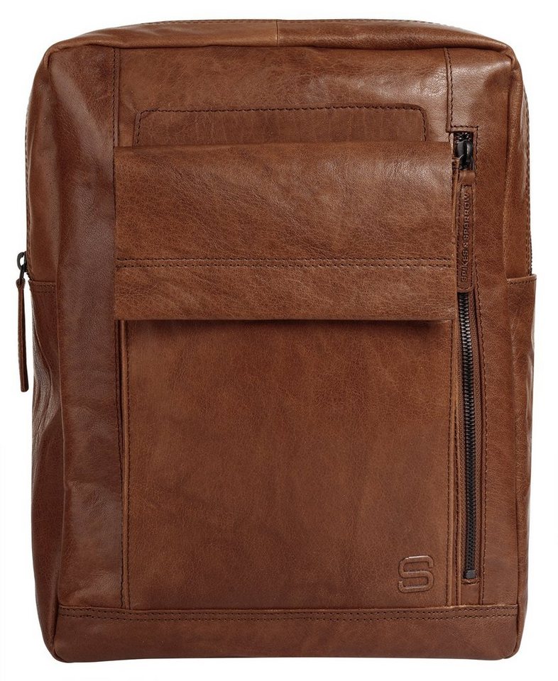 Spikes & Sparrow Laptoprucksack, echt Leder Spikes & Sparrow Laptoprucksack, echt Leder von Spikes & Sparrow