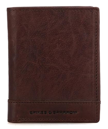 Spikes & Sparrow Leather RFID Billfold Wallet - Ohio - Dark Brown von Spikes & Sparrow