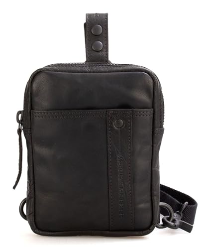 Spikes & Sparrow Leather Sling bag - Miami - Black von Spikes & Sparrow