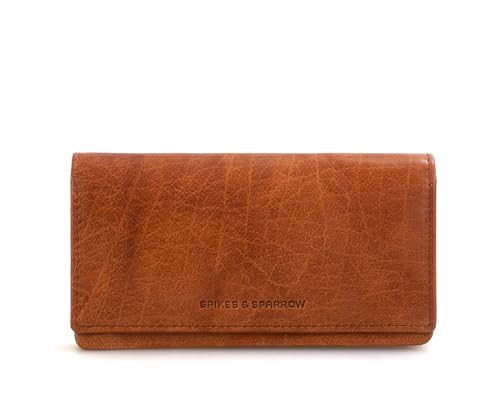 Spikes & Sparrow Leder RFID Geldbörse Kentucky, Brandy von Spikes & Sparrow