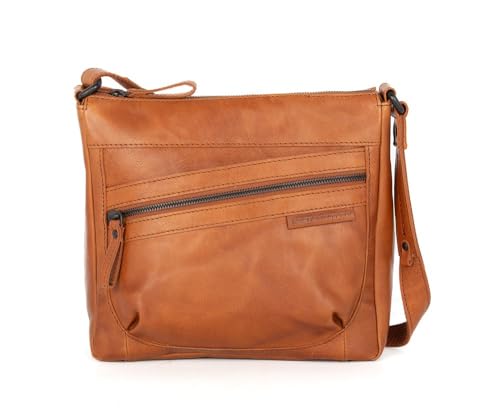 Spikes & Sparrow Leren Crossbodytas - Valarie - Brandy Cognac von Spikes & Sparrow