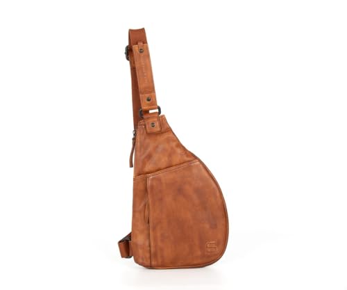 Spikes & Sparrow Leren Slingbag - Jamie - Brandy Cognac von Spikes & Sparrow