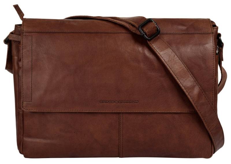 Spikes & Sparrow Messenger Bag, echt Leder von Spikes & Sparrow