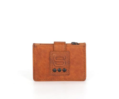 Spikes & Sparrow Leather RFID Wallet/Credit Card Holder - Leah - Brandy Cognac von Spikes & Sparrow