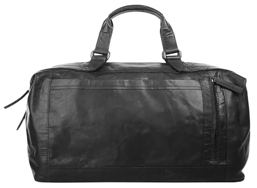 Spikes & Sparrow Reisetasche Echt Leder Herren | Weekender mit Bodennägeln | Handgepäck-Tasche | Vintage Reisegepäck | 101116 von Spikes & Sparrow