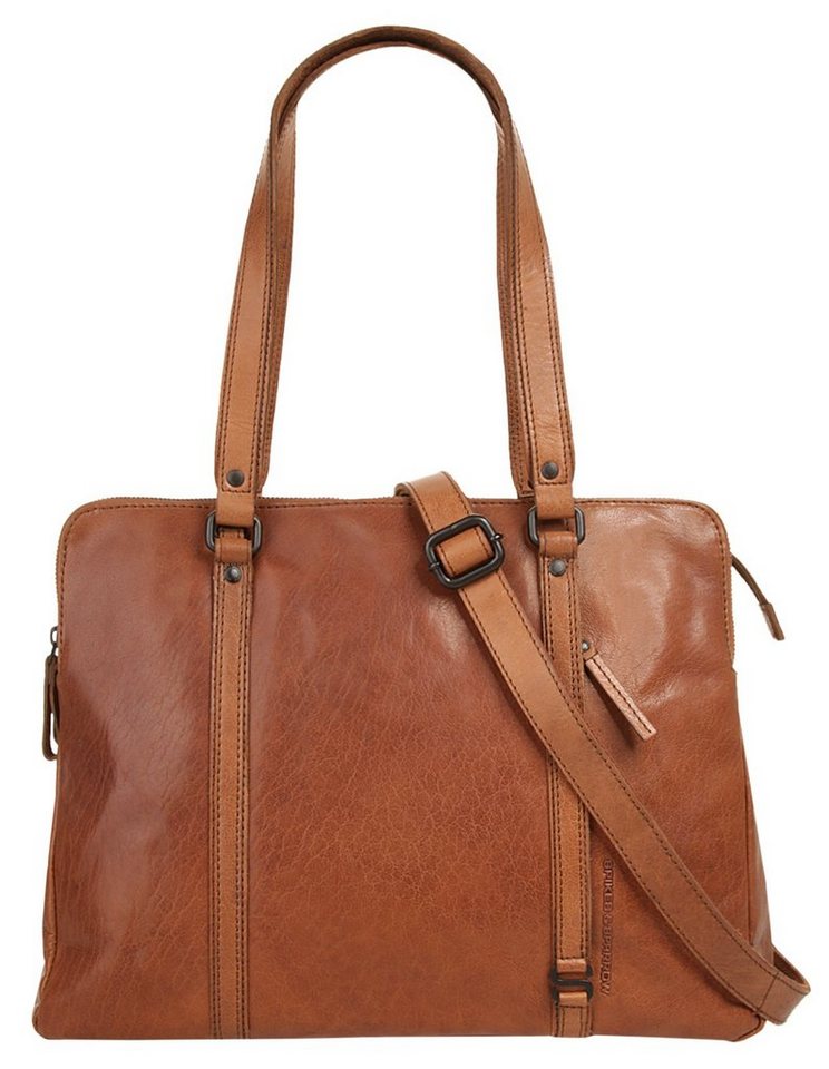 Spikes & Sparrow Shopper LAPTOP SHOULDERBAG, echt Leder von Spikes & Sparrow